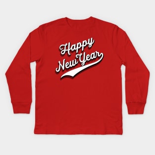 Happy New Year 2021! Cool Party Favors for Group Family  Parties Kids Long Sleeve T-Shirt